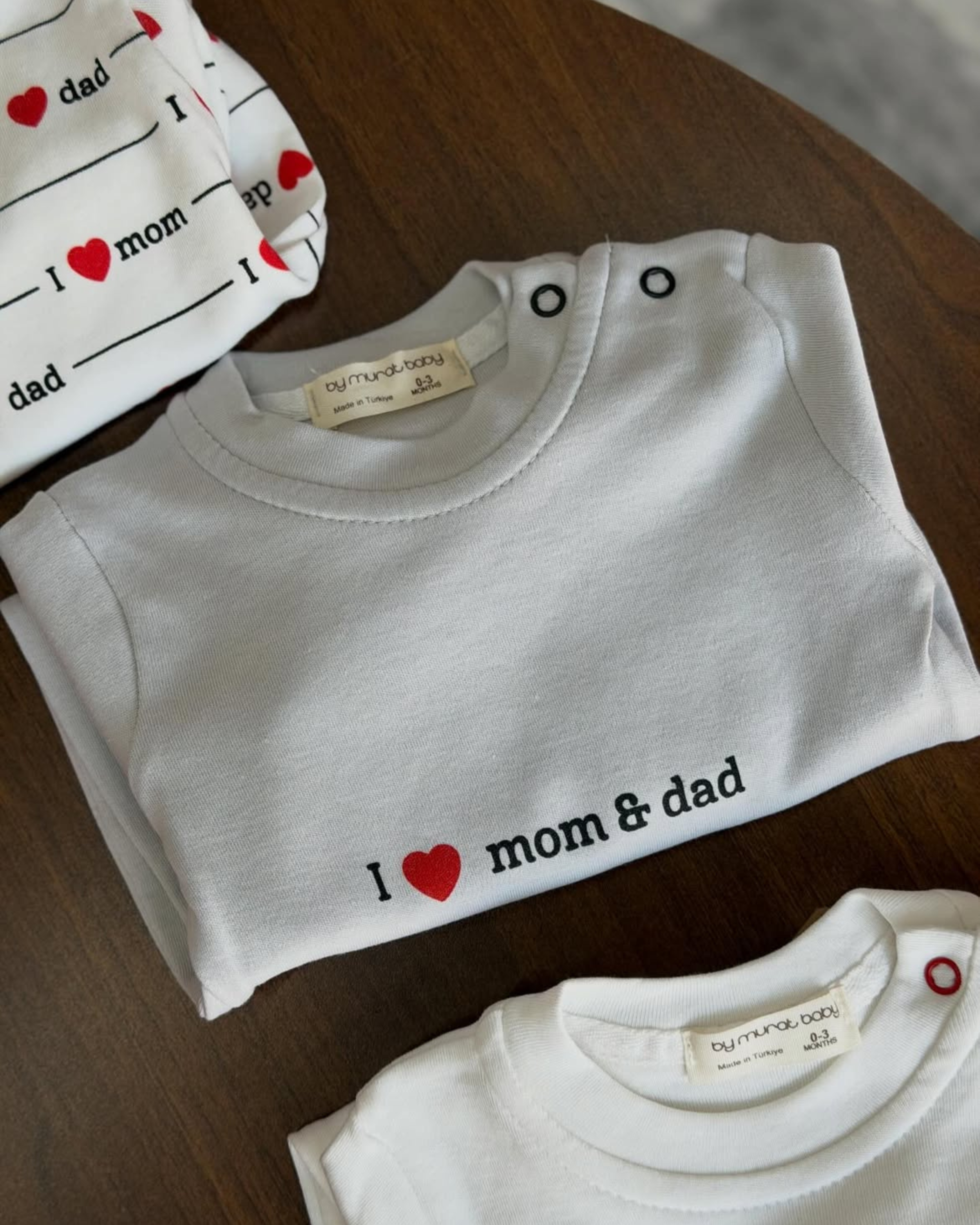 Grenouillère Bébé "Mommy &amp; Daddy" 100% Coton