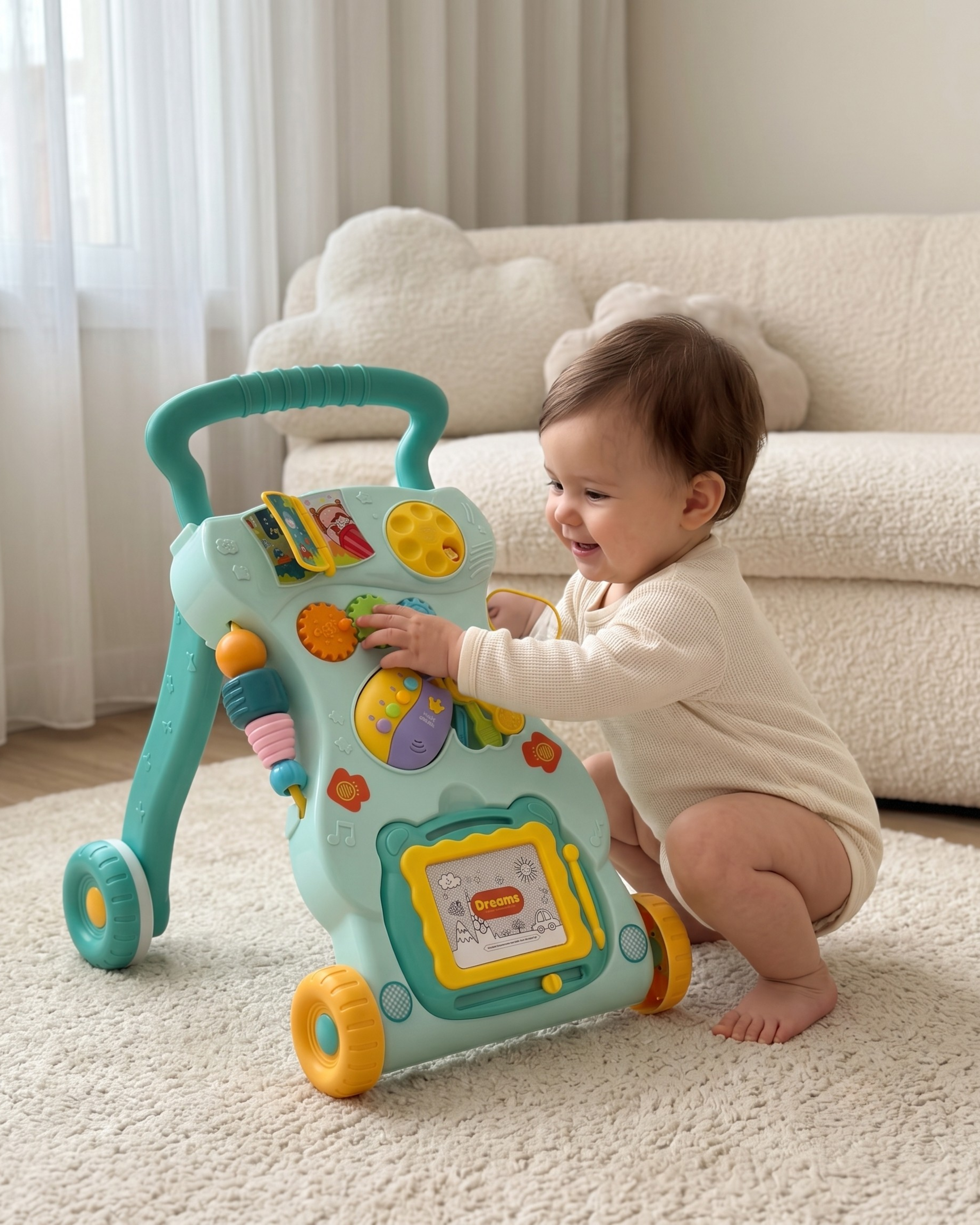 Trotteur Musical d'Apprentissage pour Bébé
