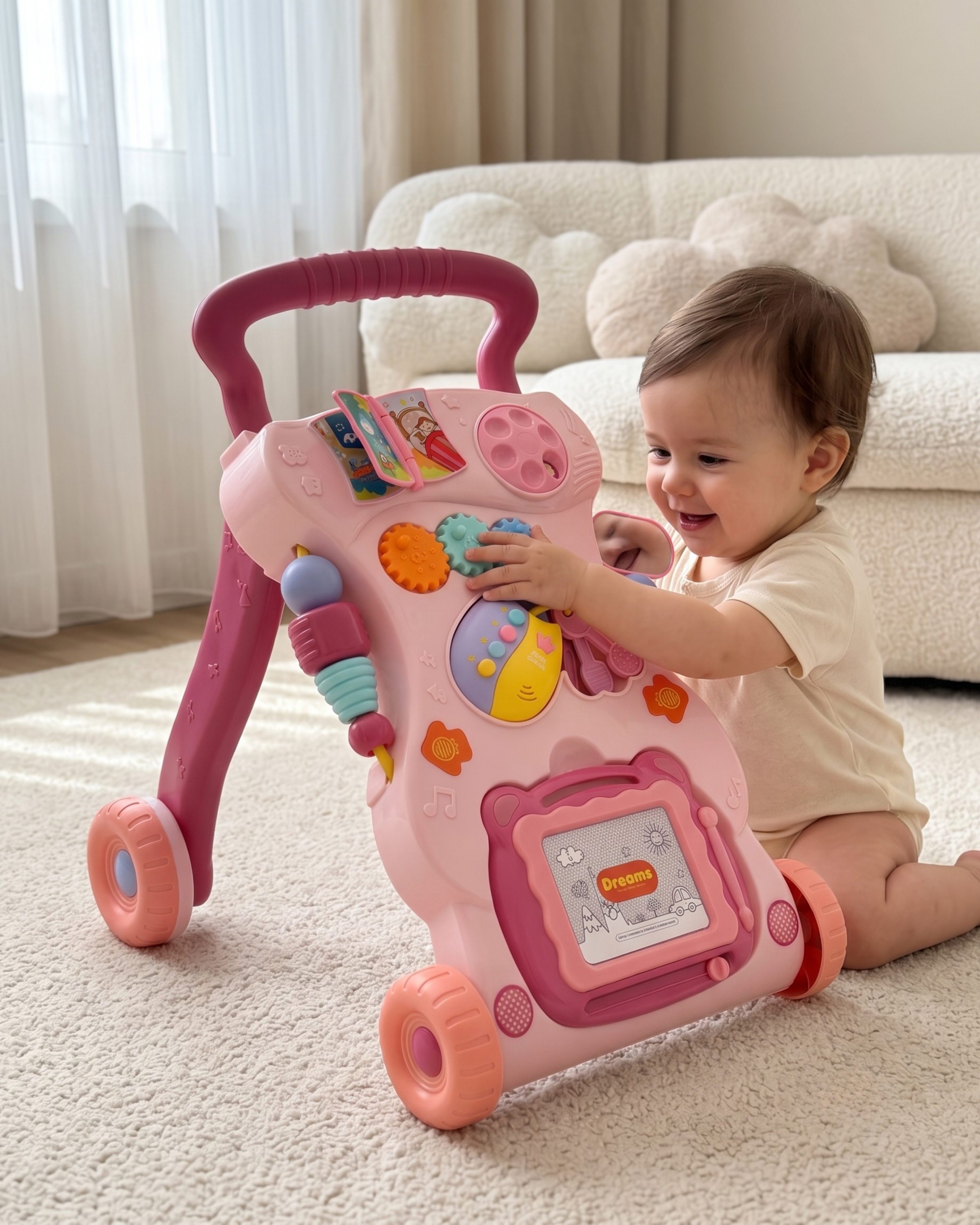 Trotteur Musical d'Apprentissage pour Bébé