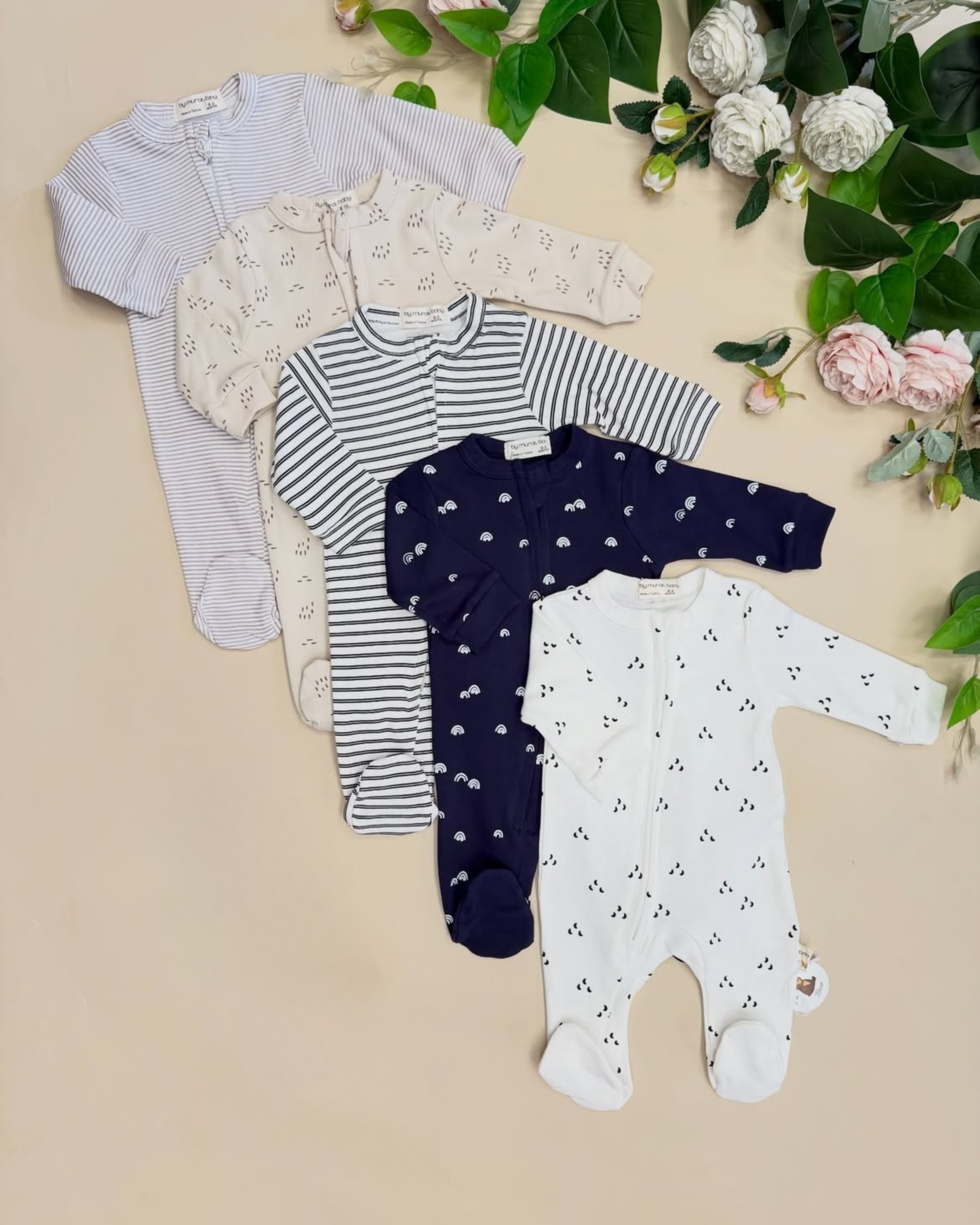 Grenouillère Bébé 100% Coton – Plusieurs Modèle