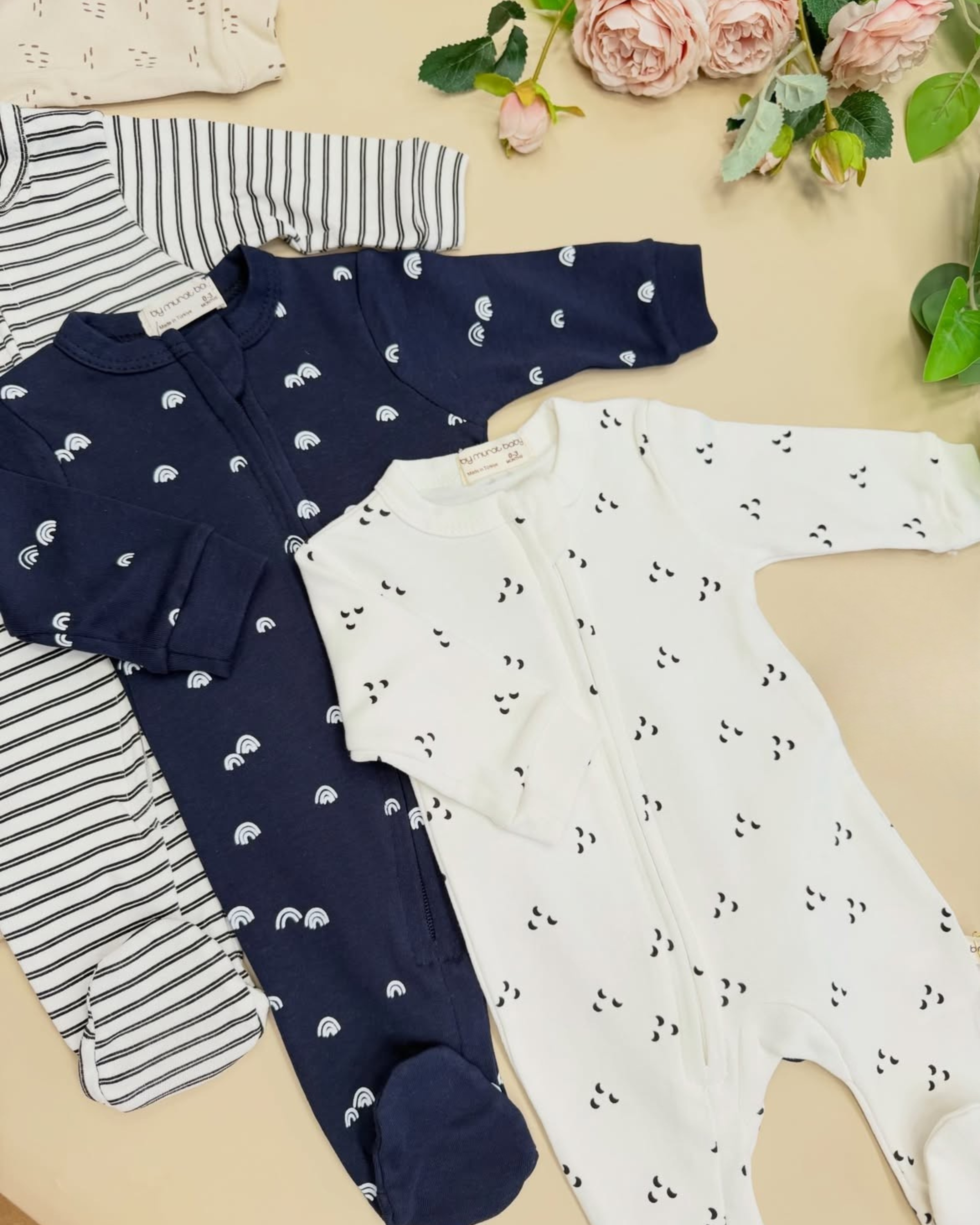 Grenouillère Bébé 100% Coton – Plusieurs Modèle