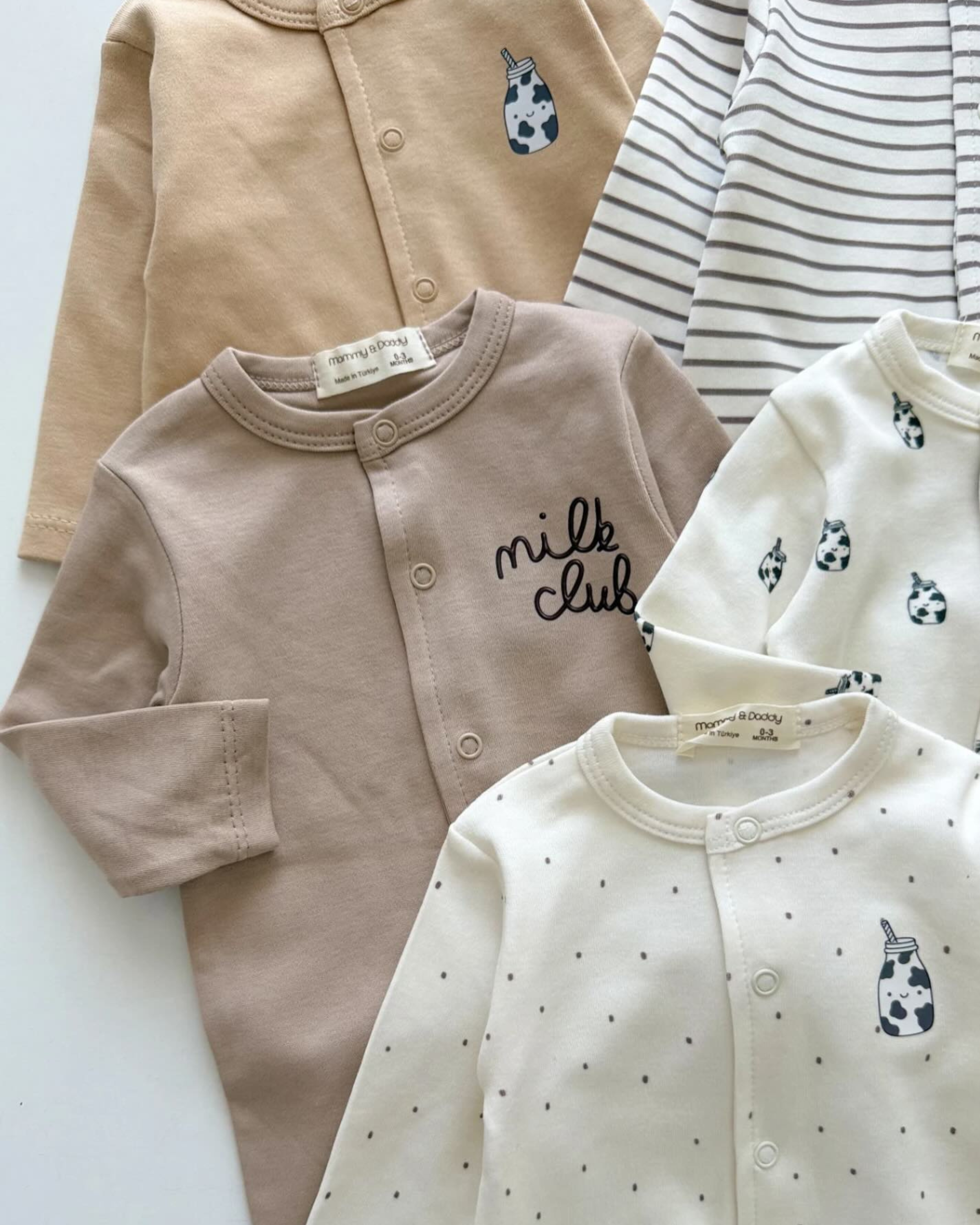 Grenouillère Bébé 100% Coton – Plusieurs Modèles