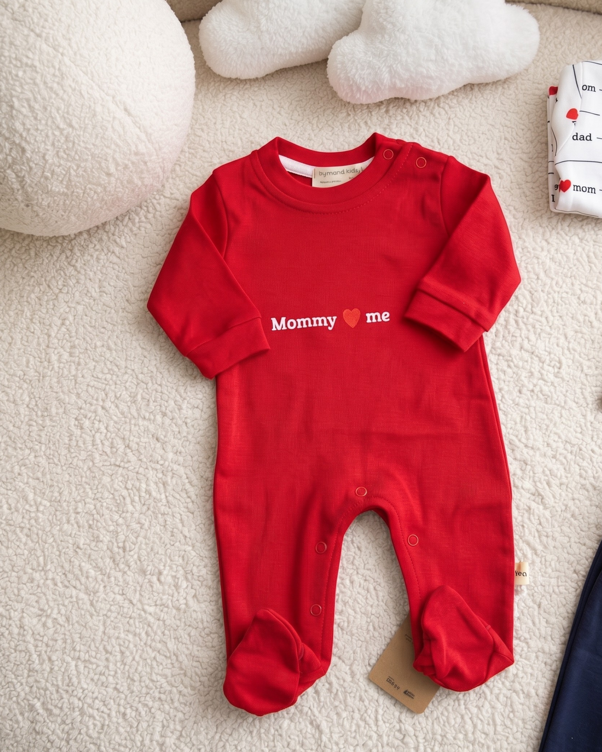 Pack 5 Grenouillère Bébé "Mommy &amp; Daddy" 100% Coton