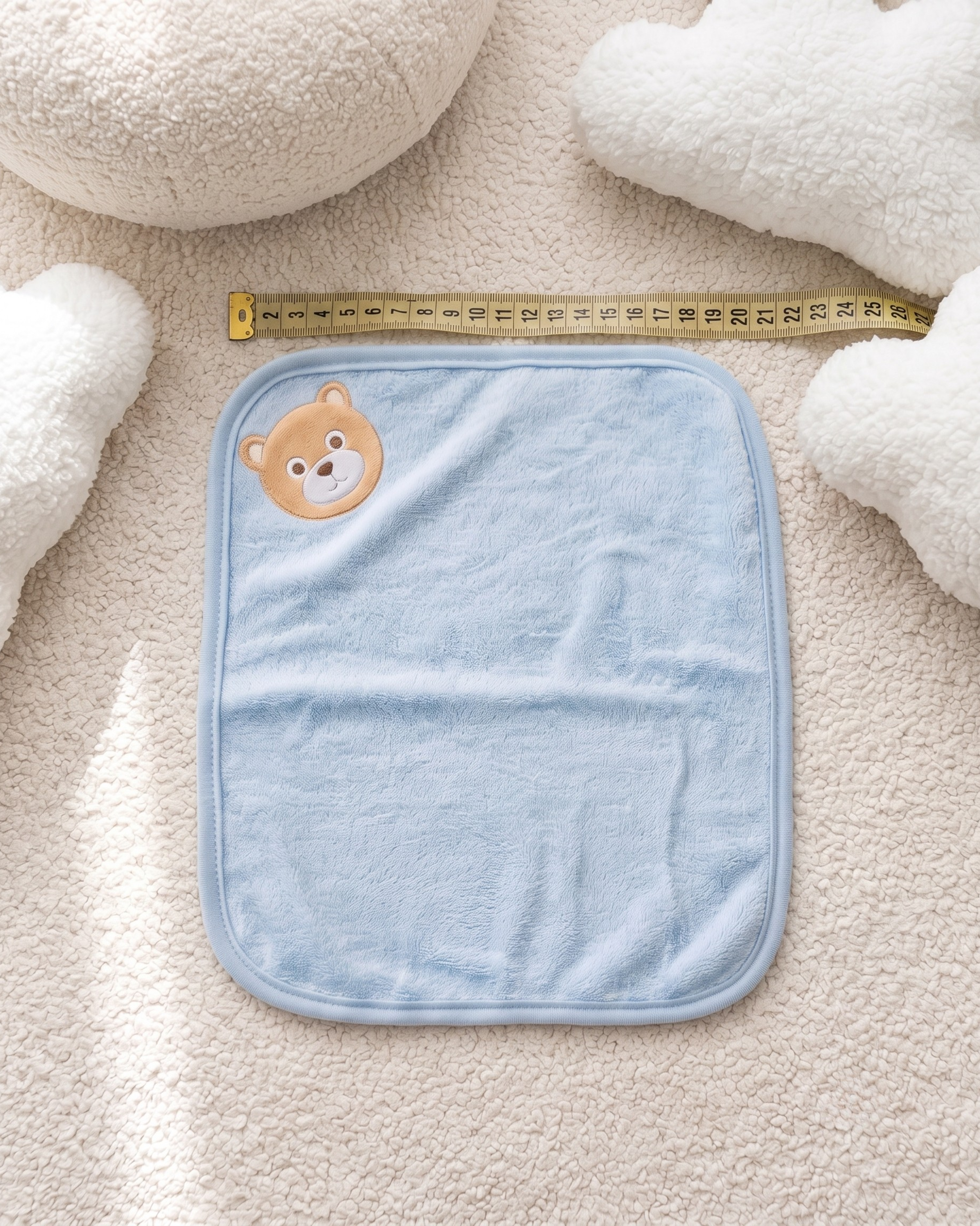 Pack 3 Lingettes de Bain Bébé Ultra Douces