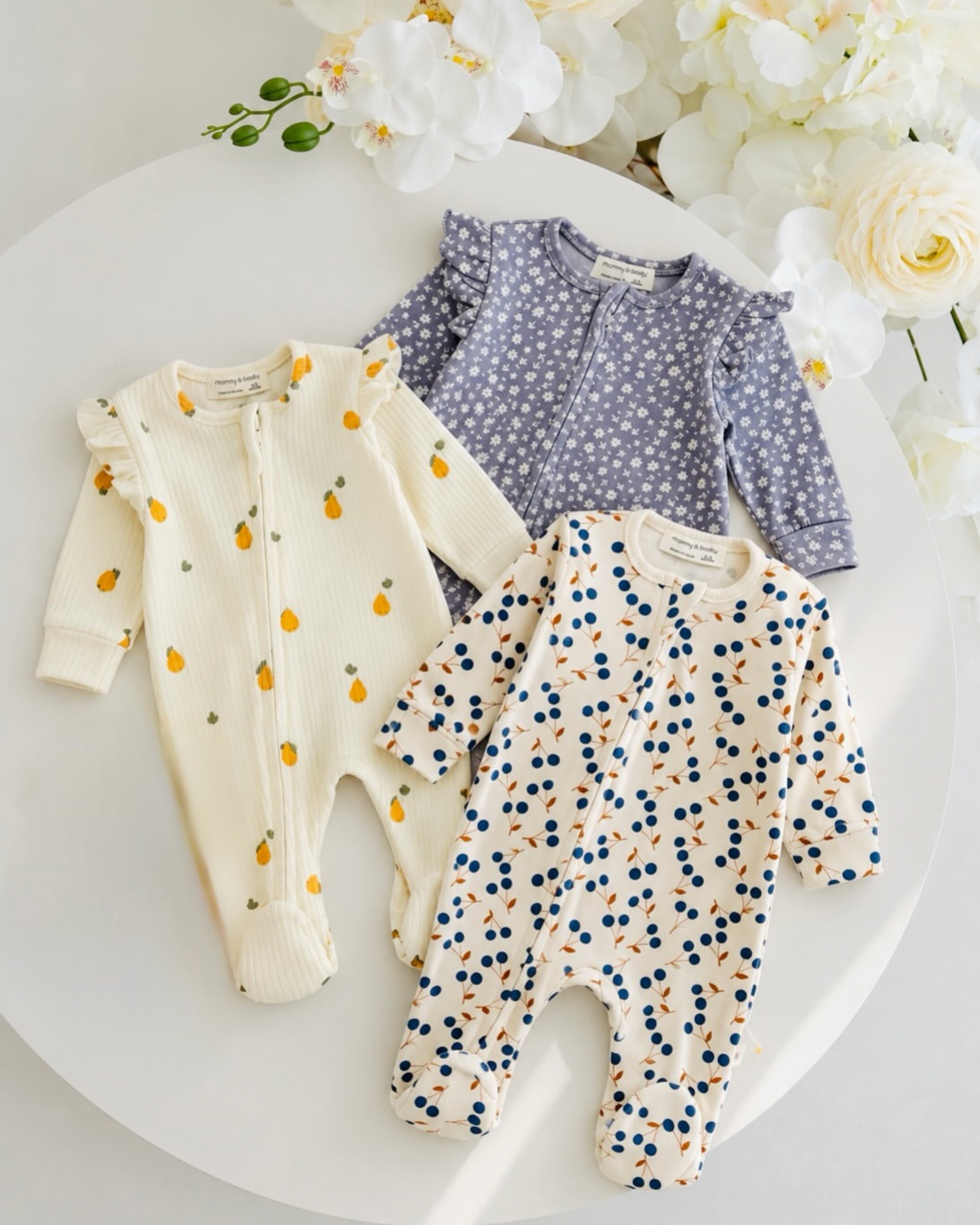 Grenouillère Bébé Fille 100% Coton