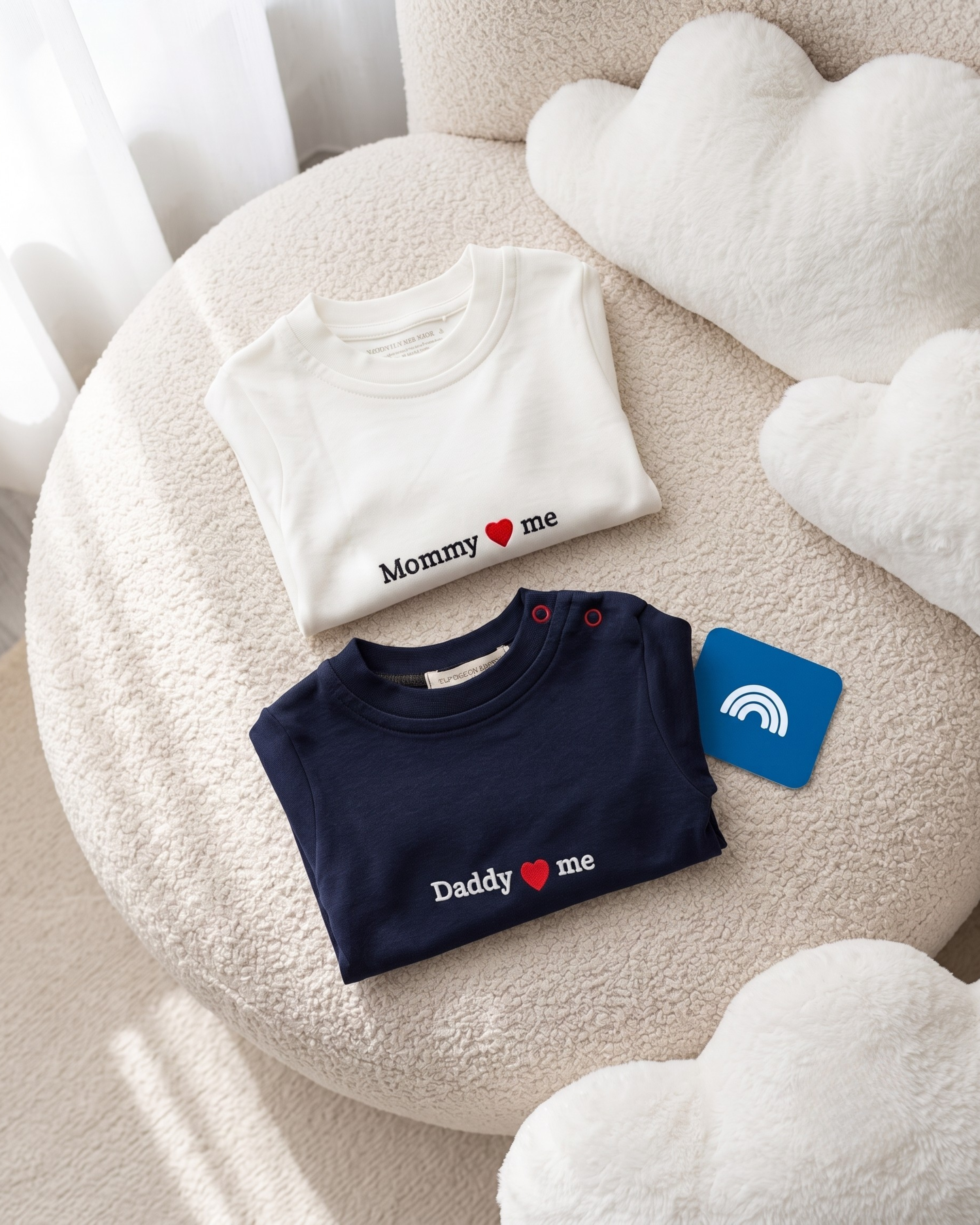 Pack 5 Grenouillère Bébé "Mommy &amp; Daddy" 100% Coton