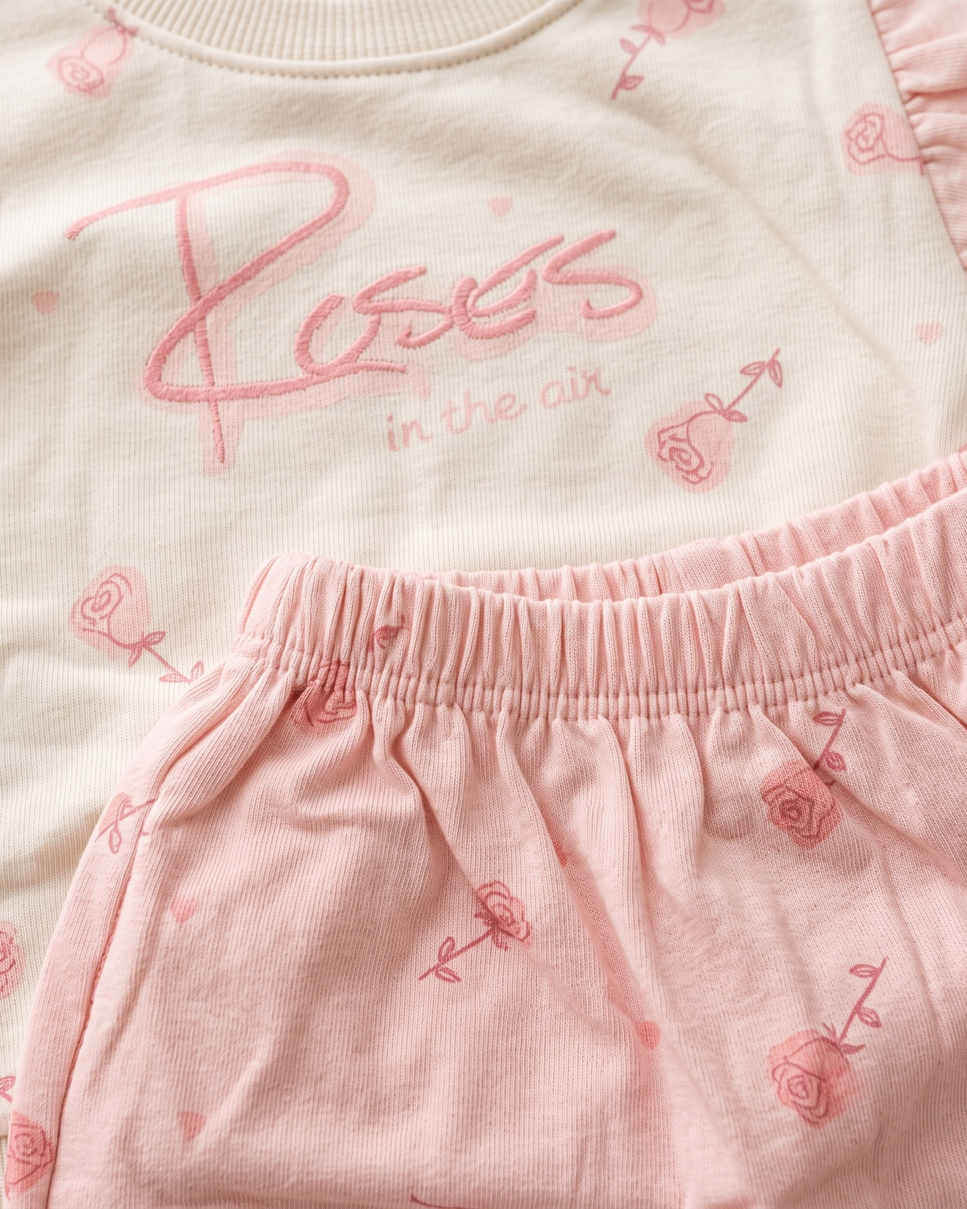 Ensemble 2 Pièces Bébé Fille – Sweat Pantalon 6-8 Mois