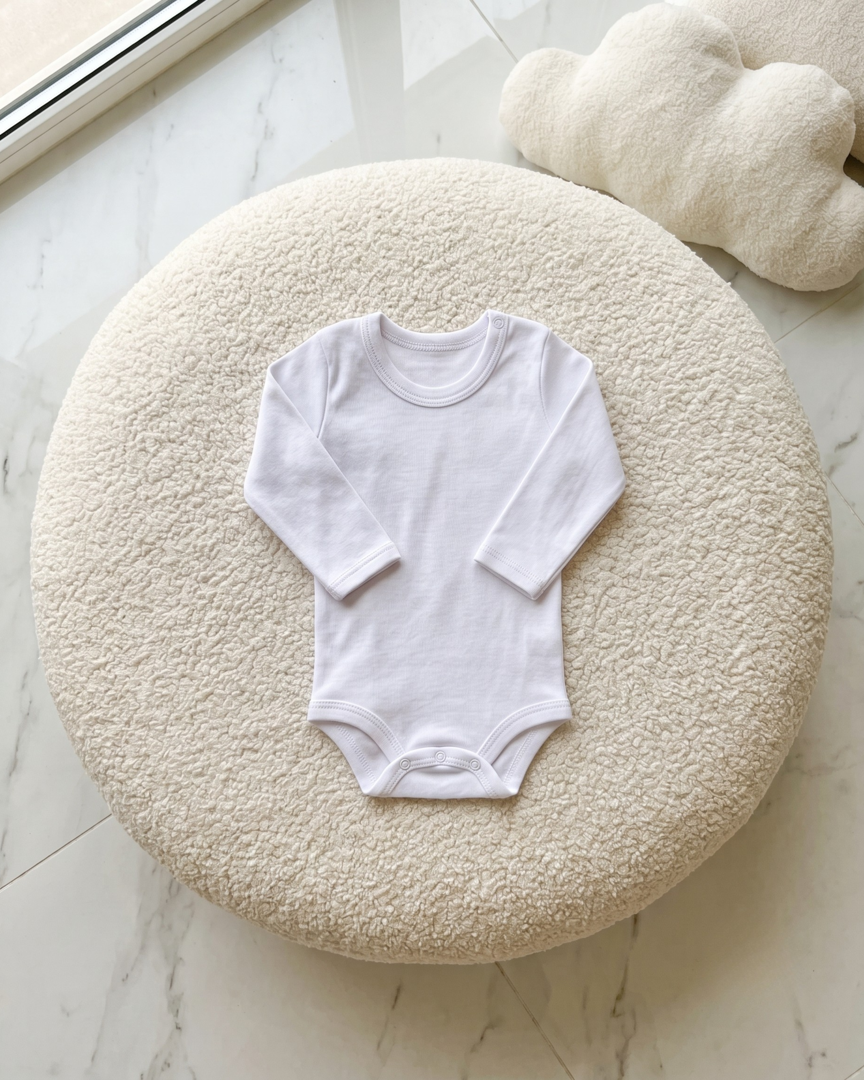 Pack 3 pièces Sous-Vêtements Manches Longues  0 – 3 – 6 – 12 – 24 Mois