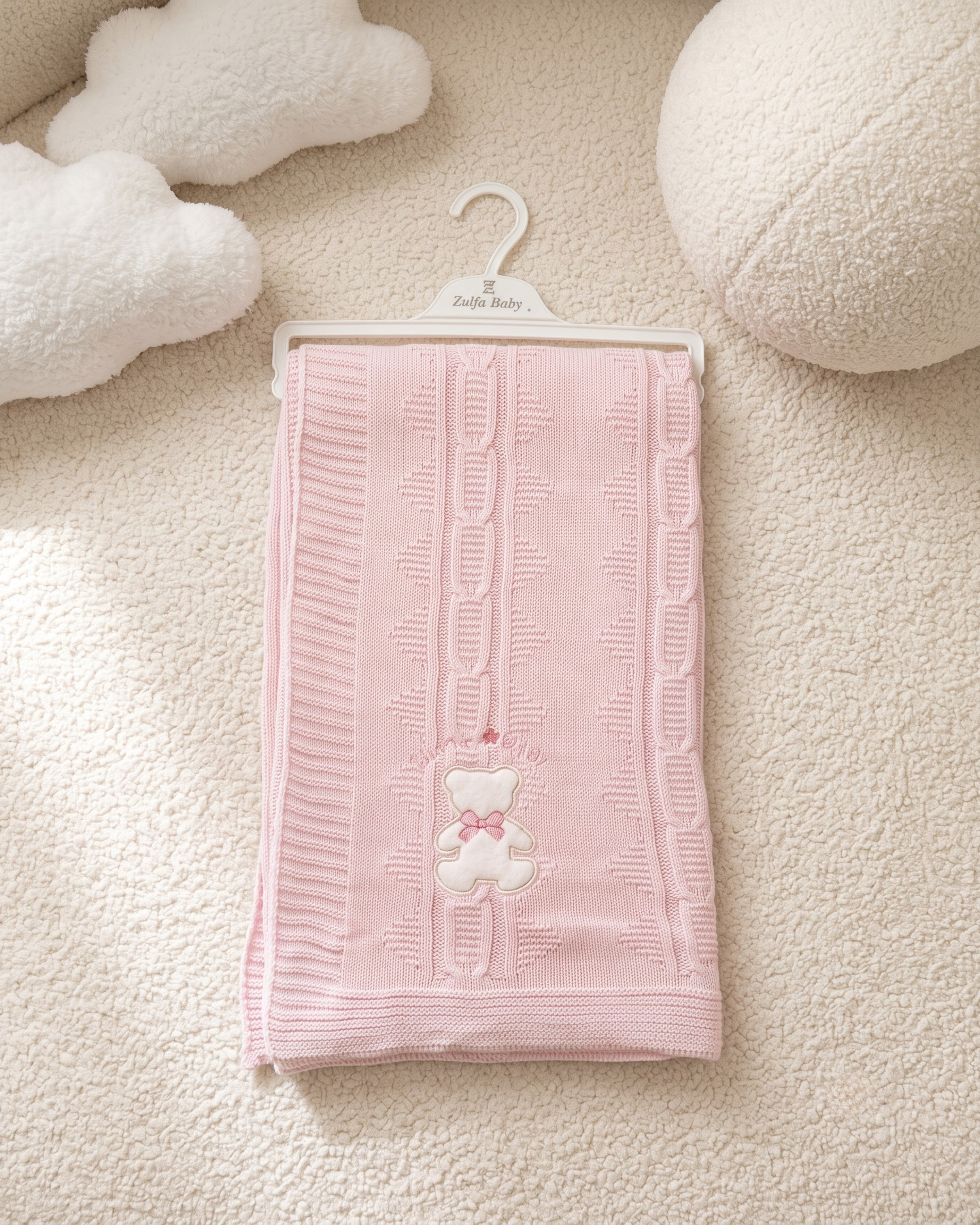 Couverture Tricotée Bébé Premium