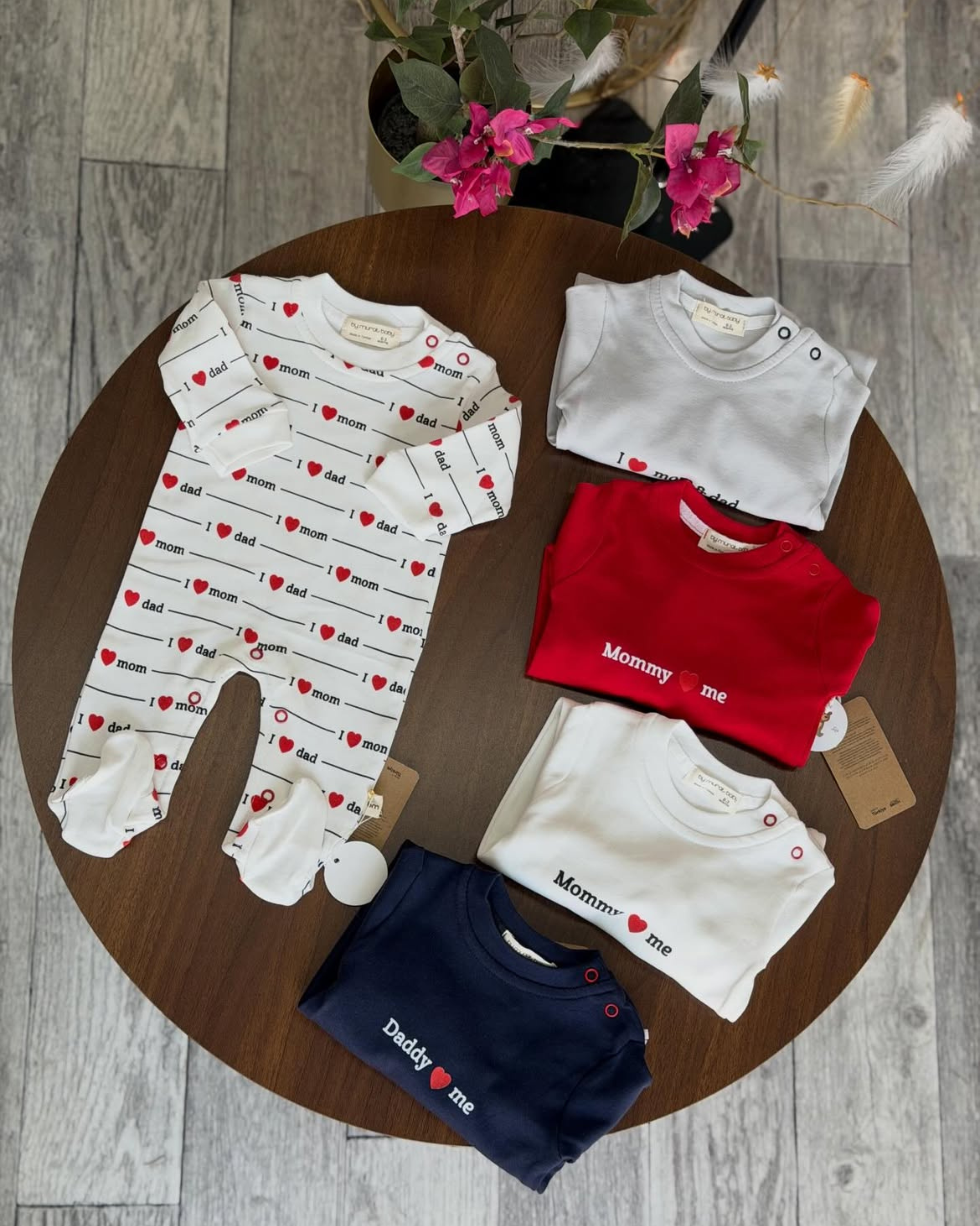 Grenouillère Bébé "Mommy &amp; Daddy" 100% Coton