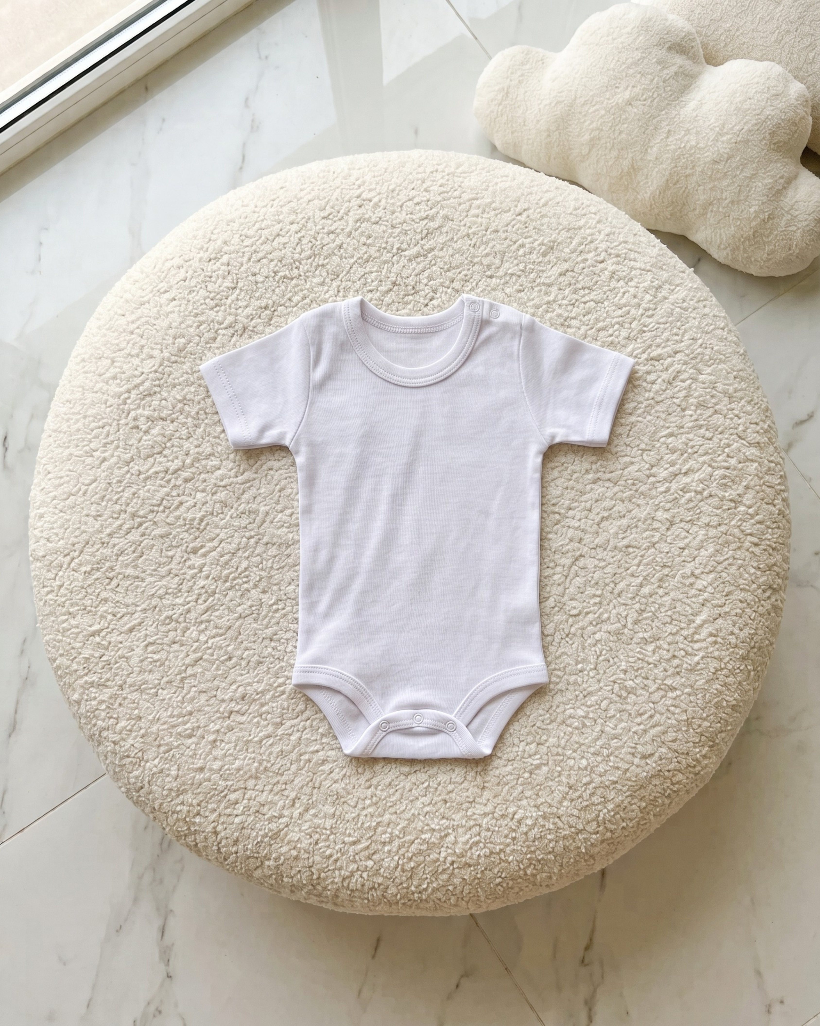 Pack 3 pièces Sous-Vêtements Demi Manches 0 – 3 – 6 - 12 - 24 Mois
