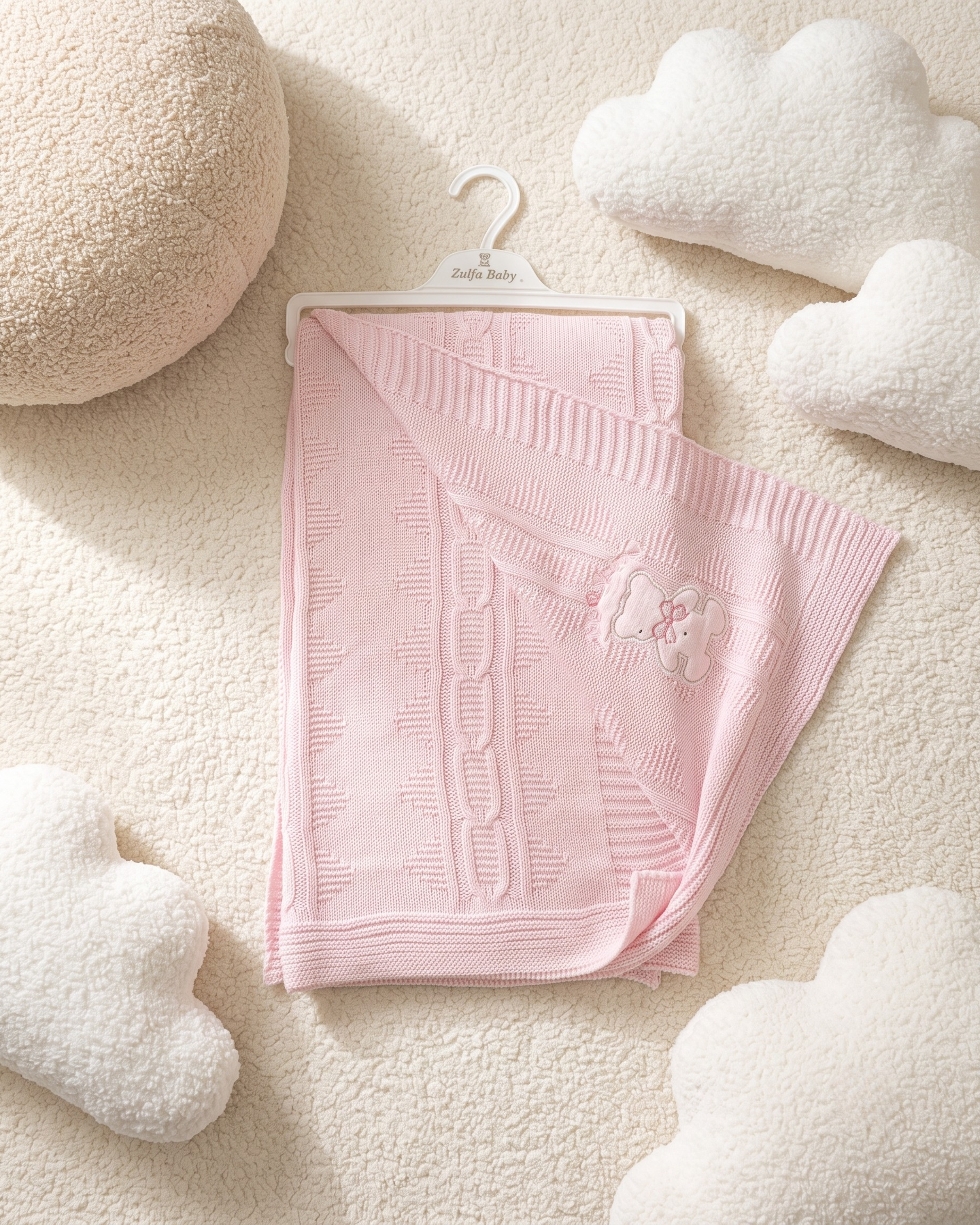 Couverture Tricotée Bébé Premium