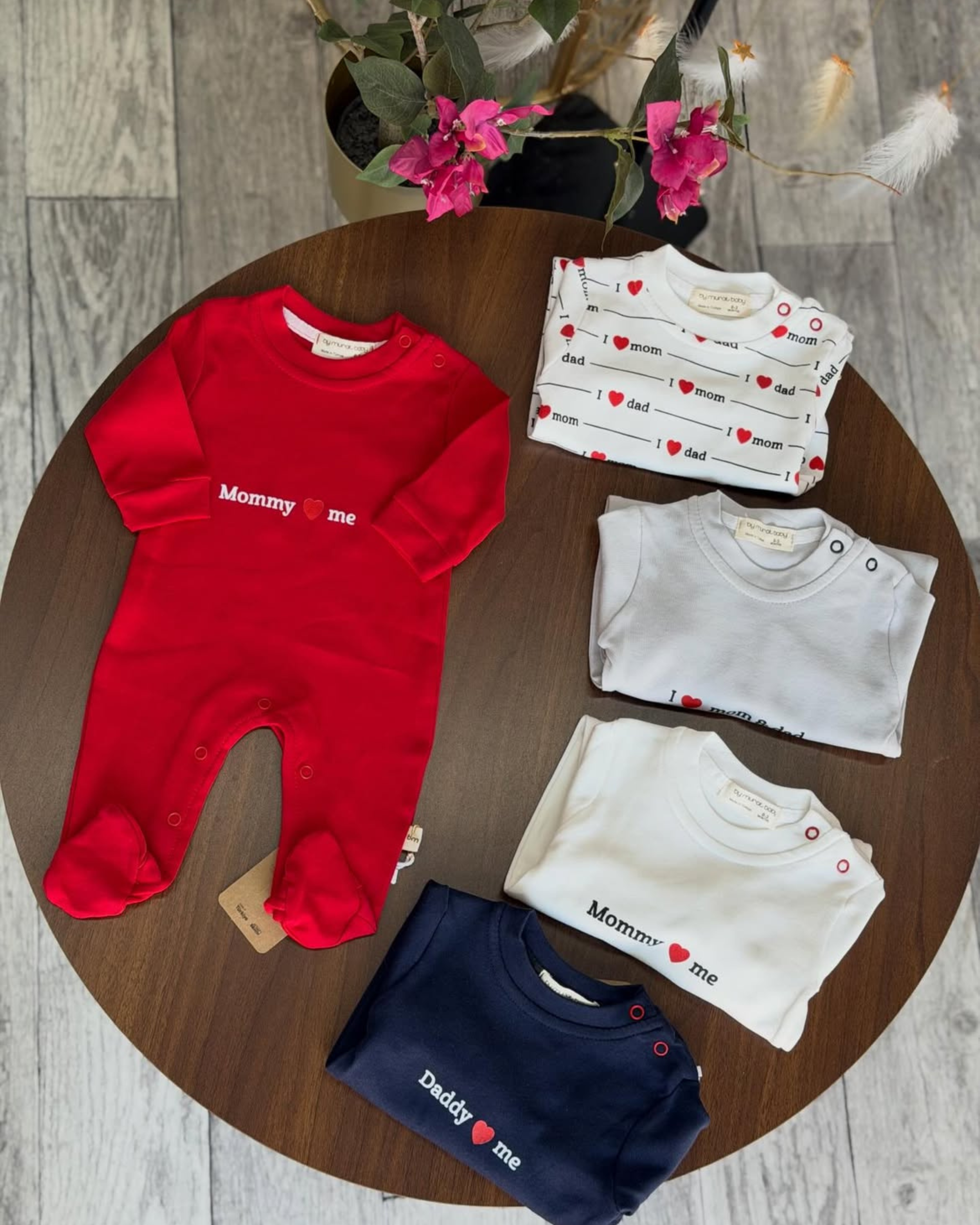 Grenouillère Bébé "Mommy &amp; Daddy" 100% Coton