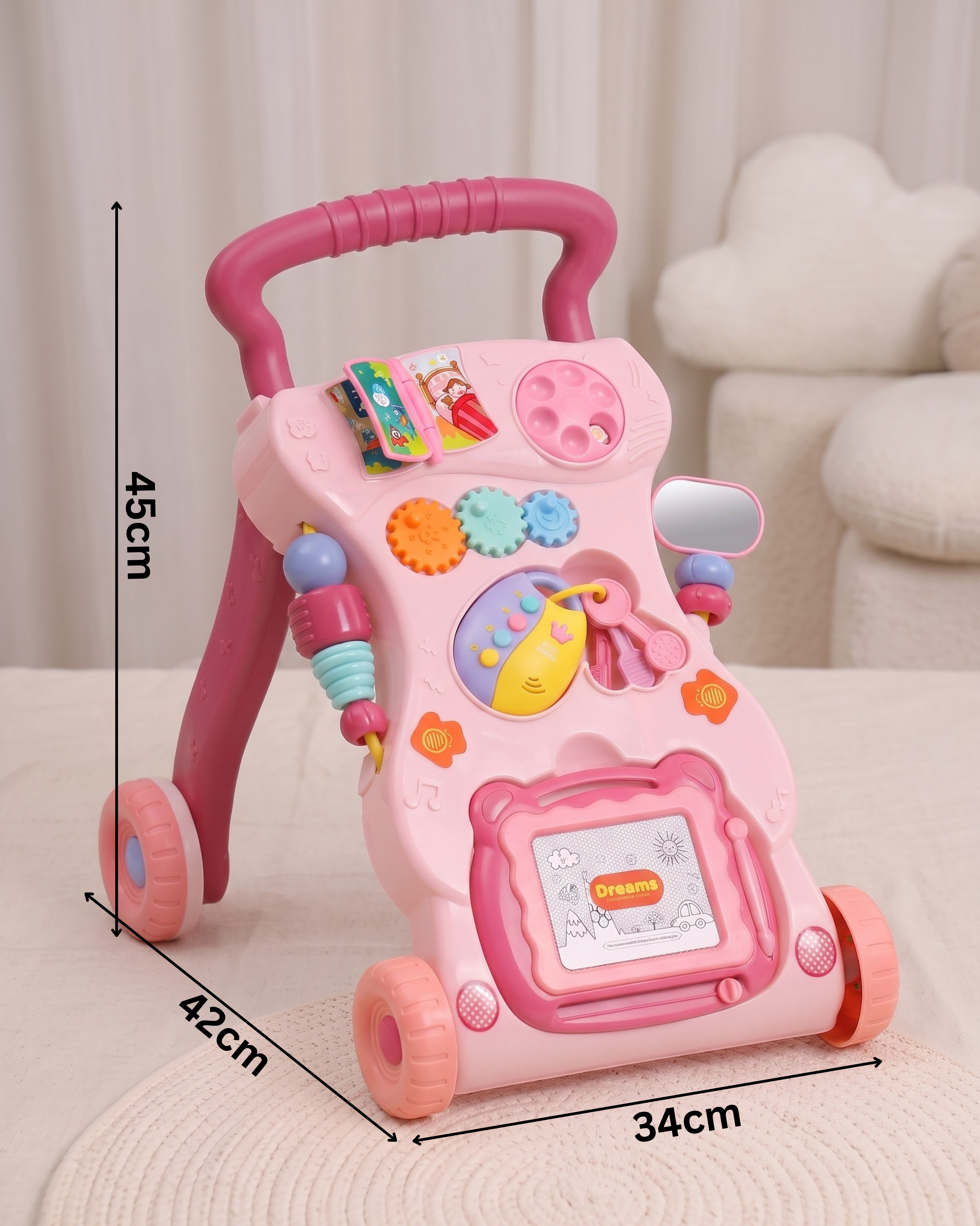 Trotteur Musical d'Apprentissage pour Bébé