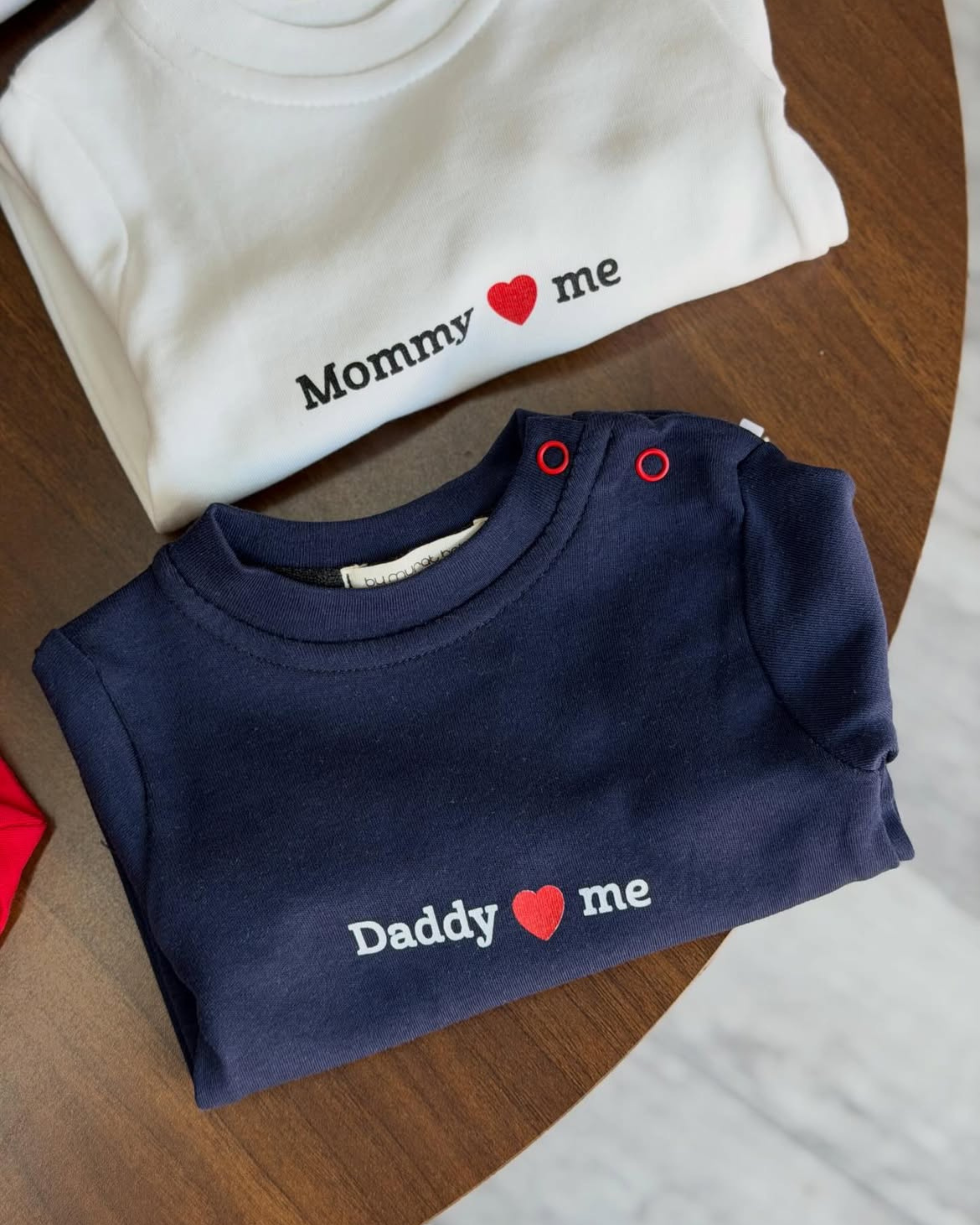 Grenouillère Bébé "Mommy &amp; Daddy" 100% Coton