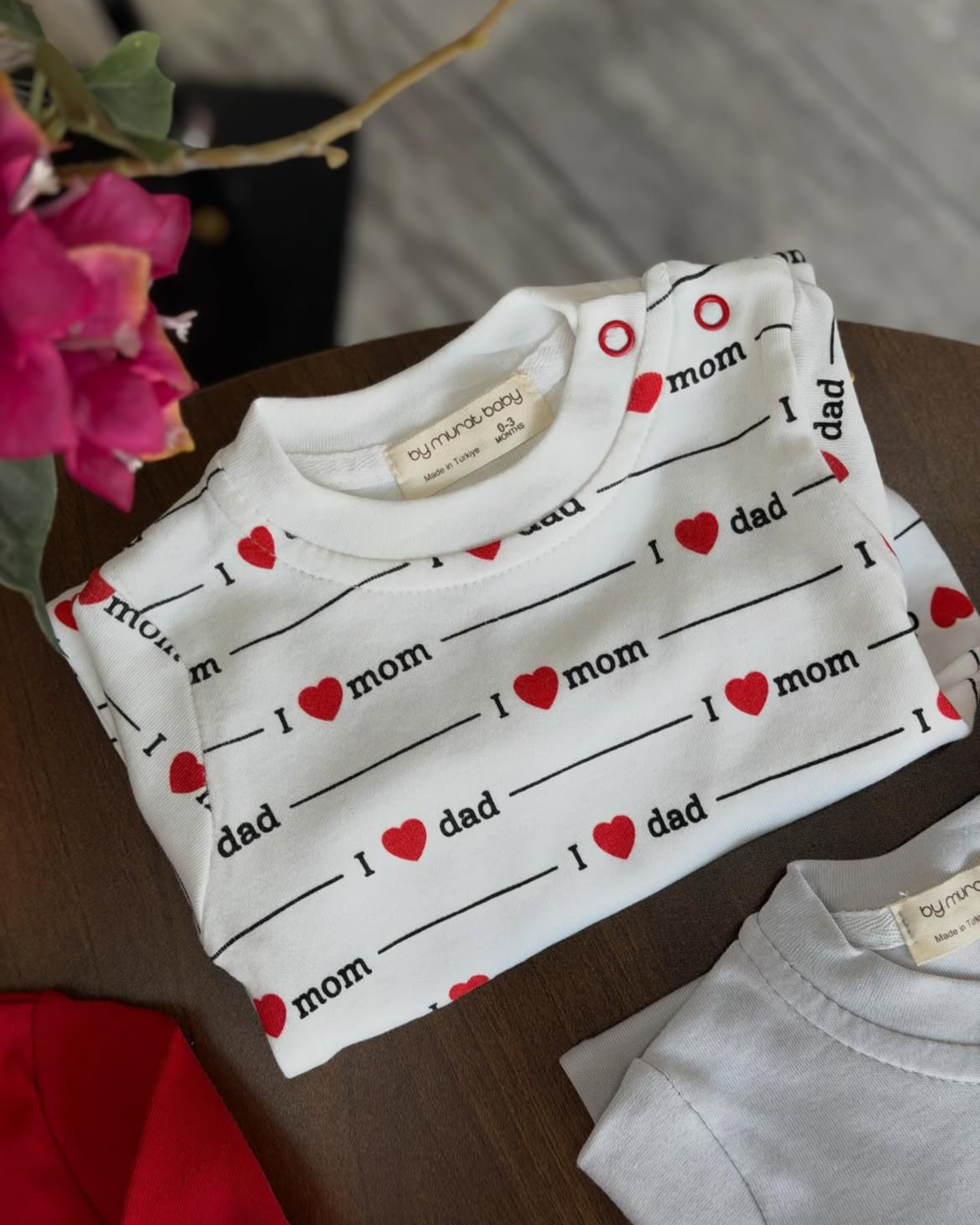Grenouillère Bébé "Mommy &amp; Daddy" 100% Coton