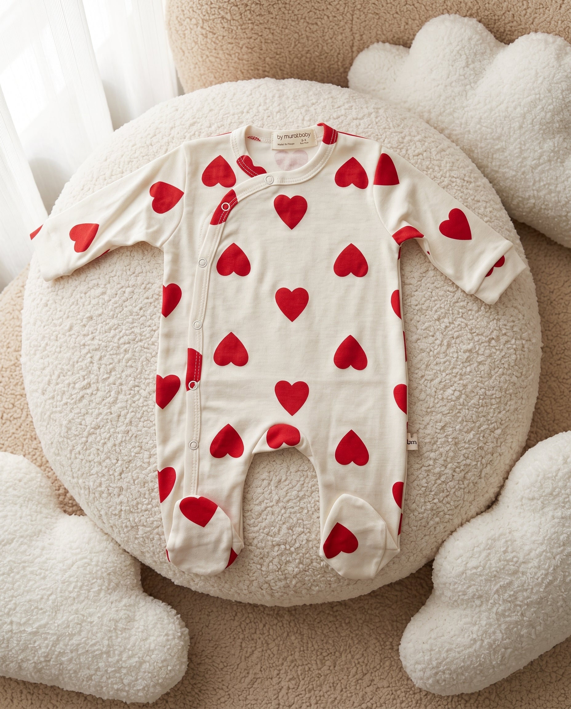 Pack 3 Grenouillère Bébé Fille 100% Coton